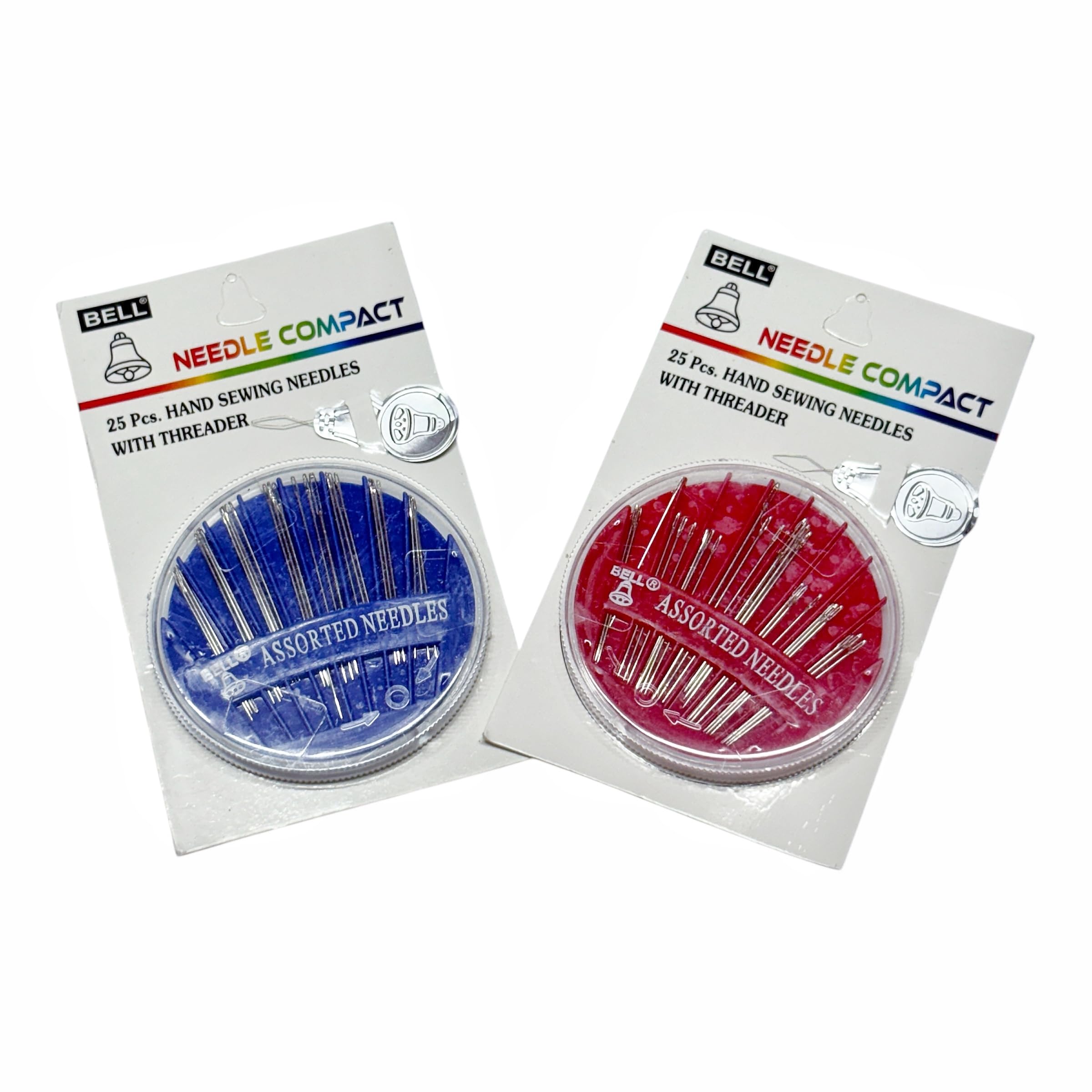 Ushaworks Premium Stainless Steel Sewing Needle Set Bell 30Pcs